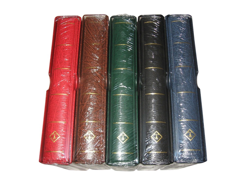 Lighthouse Black Vario F Padded Leatherette 3 Ring Binder Album with Slipcase