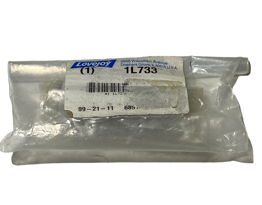 Lovejoy 1L733 Universal Joint: Solid D, 7/8 in Outside Dia., Solid, 11/16 in Max