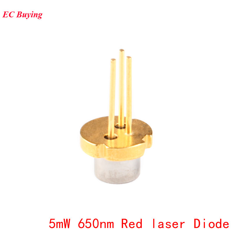 5pcs 5mW 650nm Red Laser Diode Sensor Laser Module Diodes DIY LED Electronics