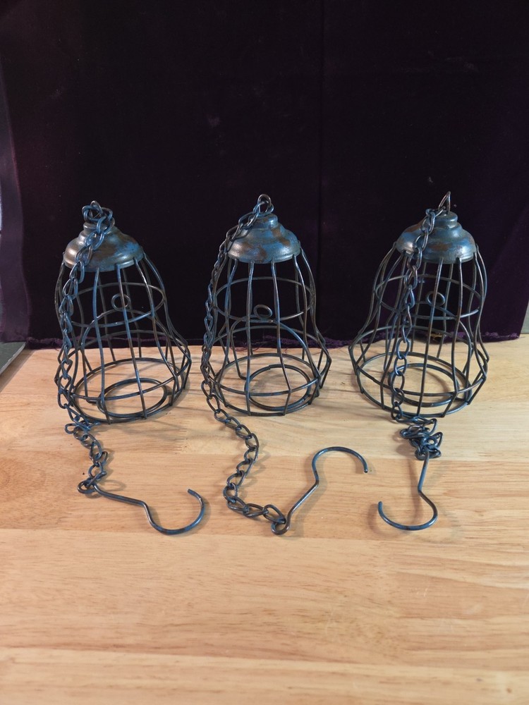 "Vintage Garden lantern" ~ burnished blue