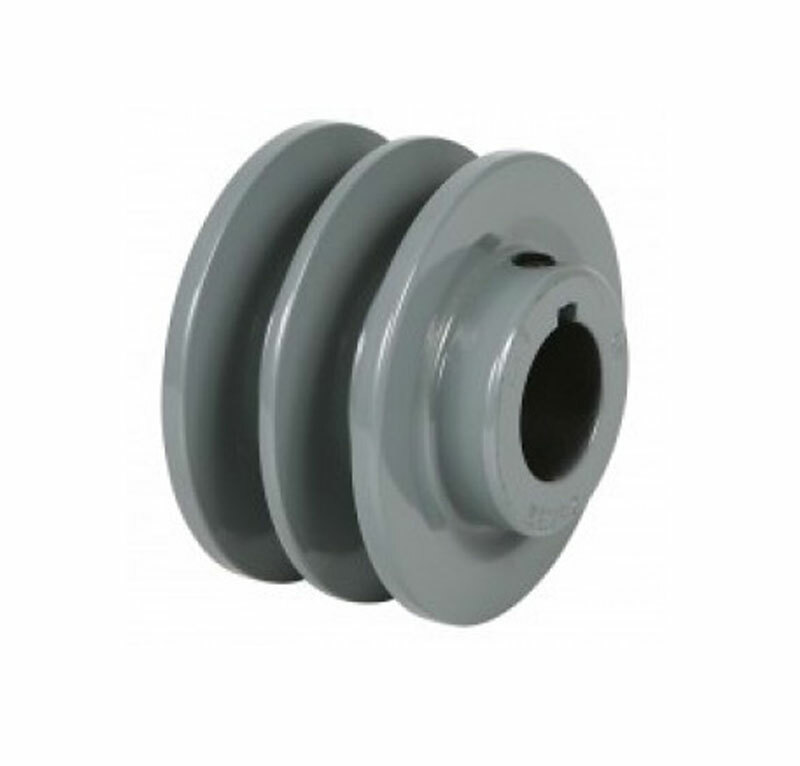 2BK 1" Bore 2 Groves Sheave PULLEY FOR, 5L BELT OD:2.5" ID: 1" Inch 2BK25 1"