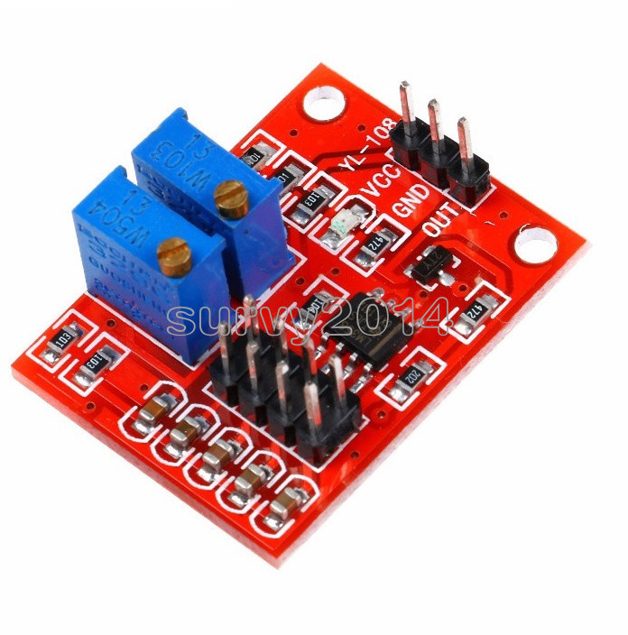 2x NE555 Pulse Module LM358 Duty Cycle Frequency Adjustable Module Square Wave