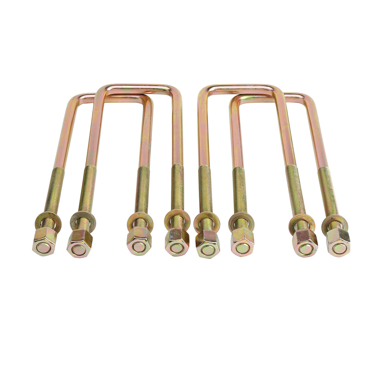 11.5" Square U Bolts Extra Long 2.5" wide 9/16" Ubolt w Hardware for GMC Chevy