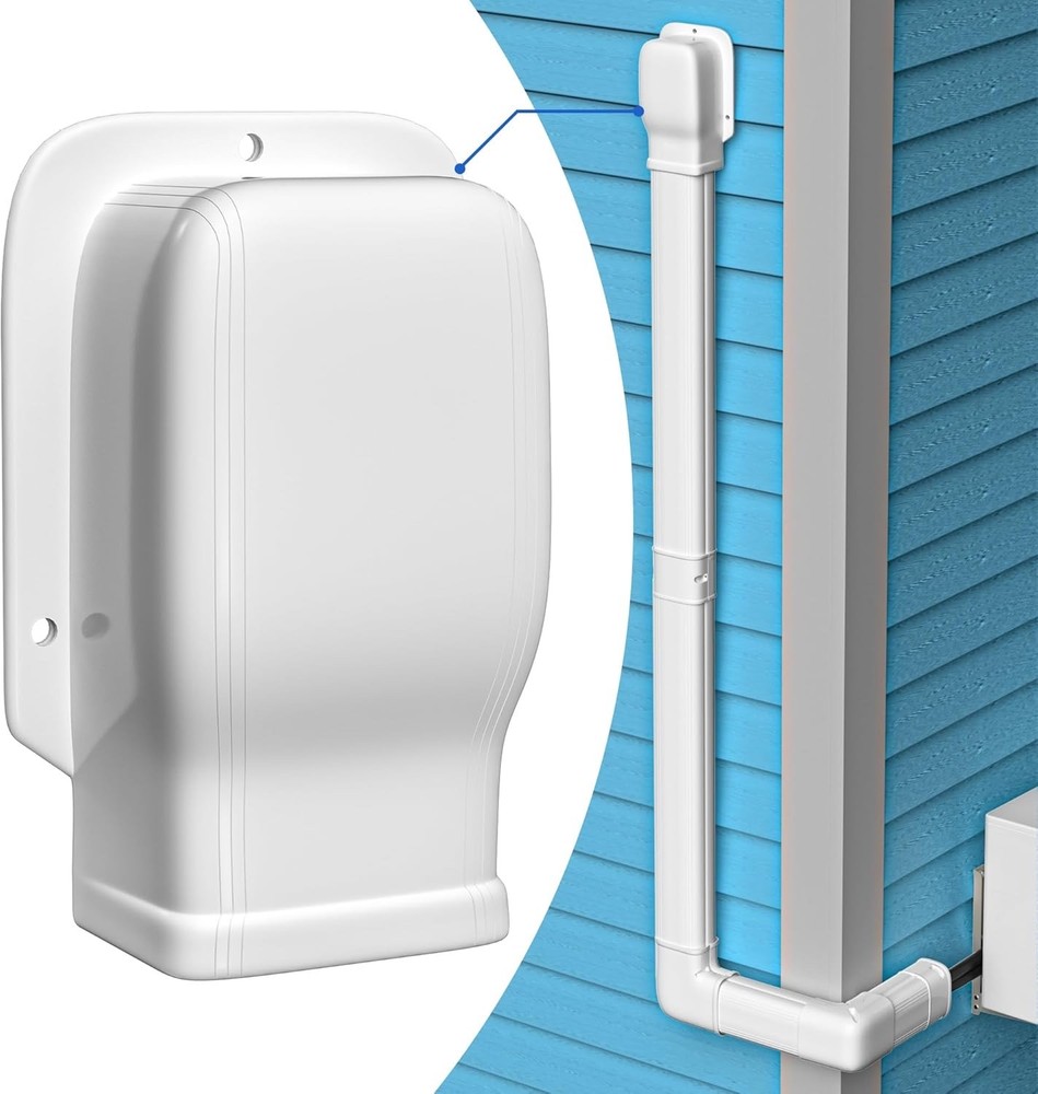3" Width Wall Cover Mini Split Line Set Cover Accessories for Mini Split Air ...