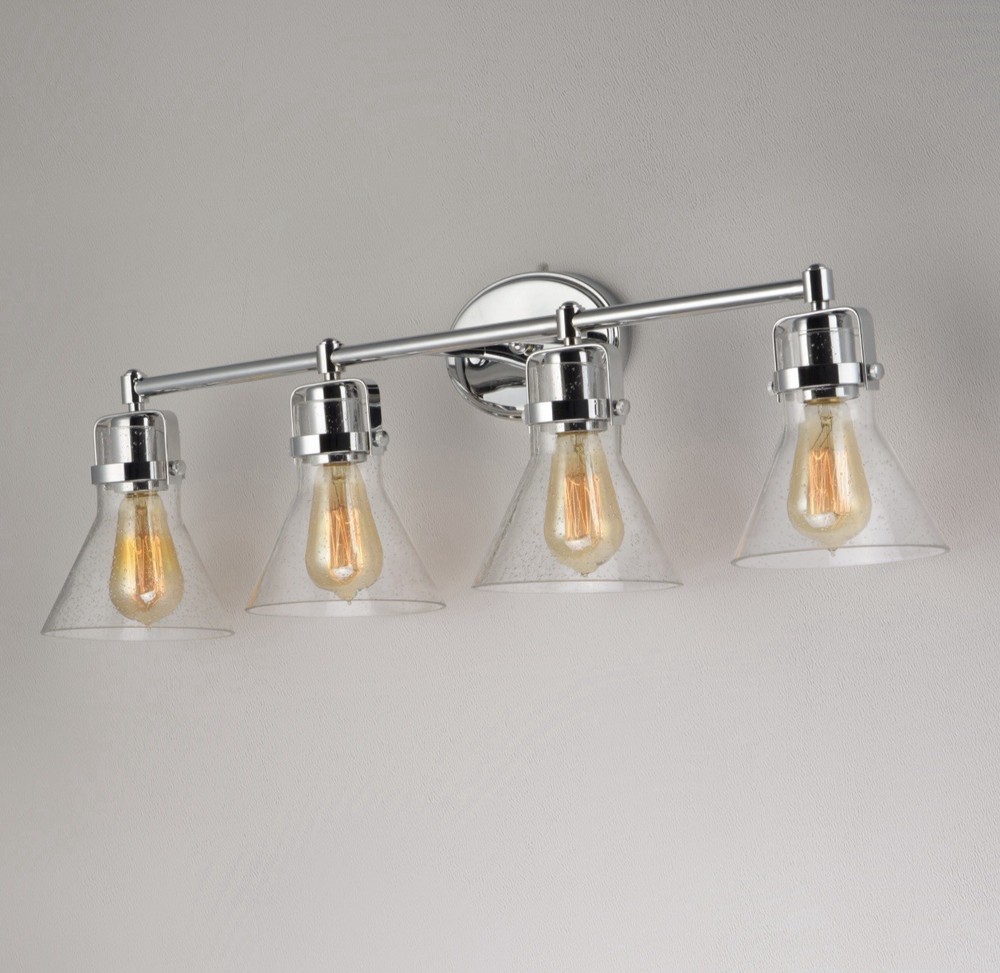 MAXIM Lighting 26114CDPC 4-E26 Vanity Light 32”