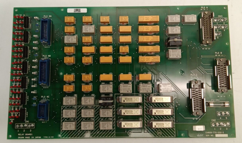 OKUMA E4809-770-032-2 Relay Board
