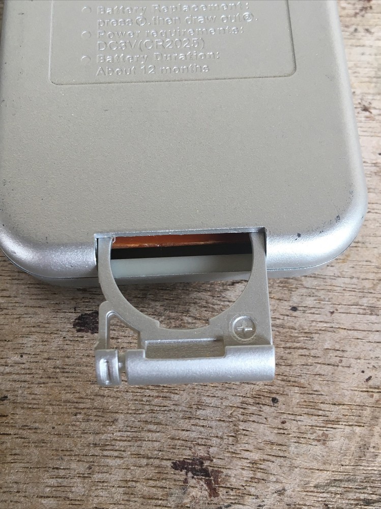 Replacement Remote Gray Small- DC3V (CR2025) Used