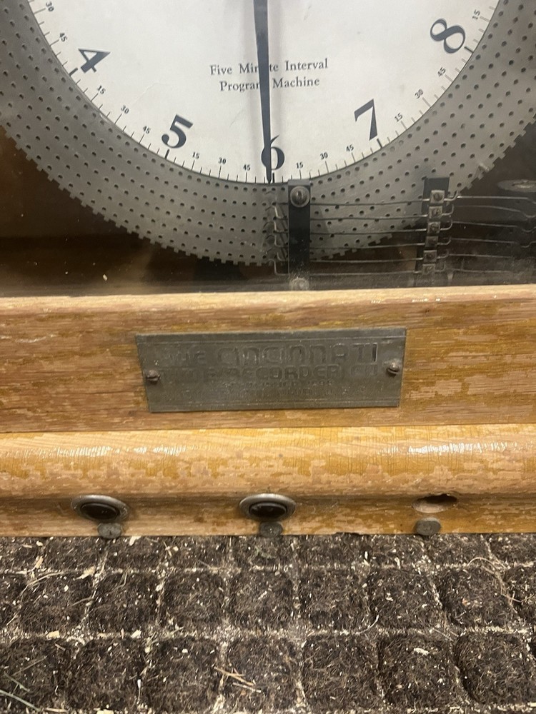 🇺🇸Cincinnati Time Recorder Clock Style SFP Program Clock