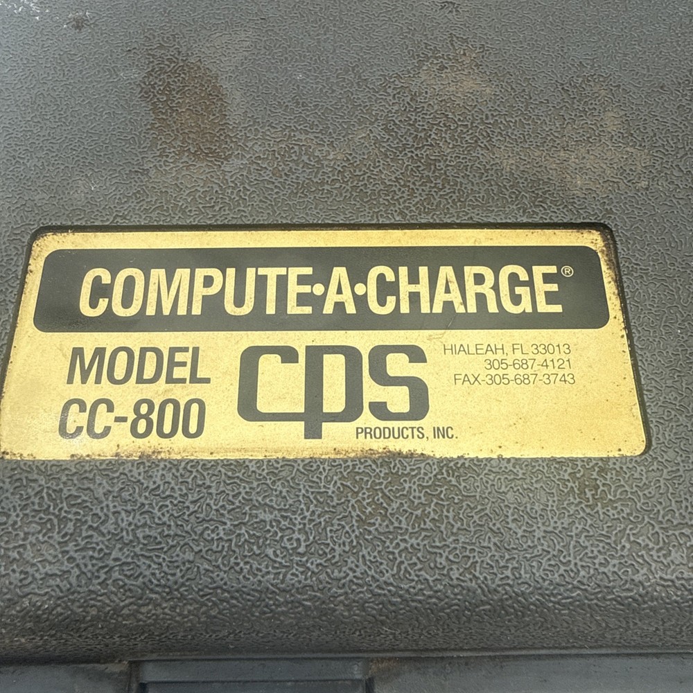COMPUTE-A-CHARGE MODEL CC-800 Automatic Refrigerant Charging