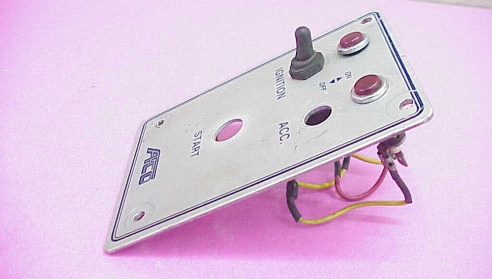 AFCO Ignition Accessory Dash Panel With 1 Toggle Switch