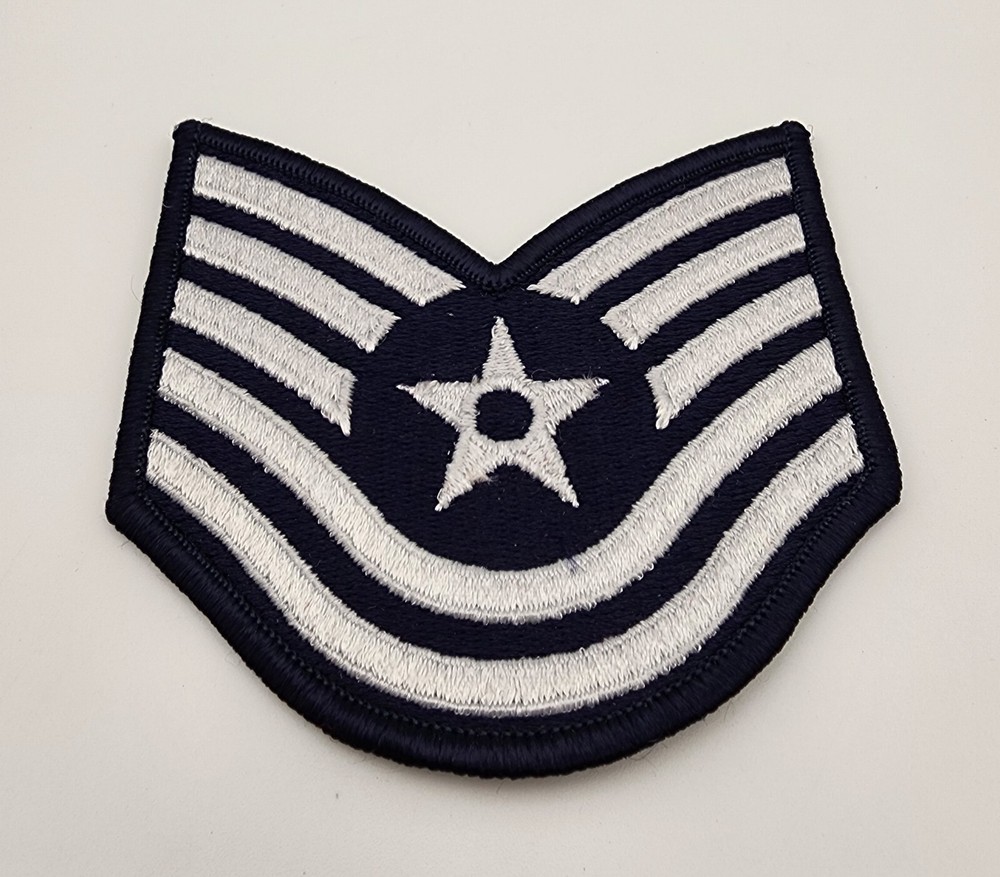 United States Air Force Technical Sergeant Patch Crest Badge 3.5