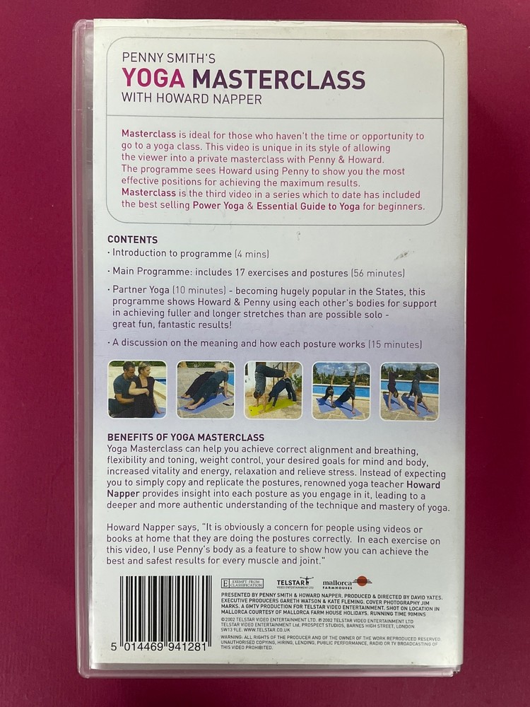 Penny Smith's, Yoga Masterclass VHS