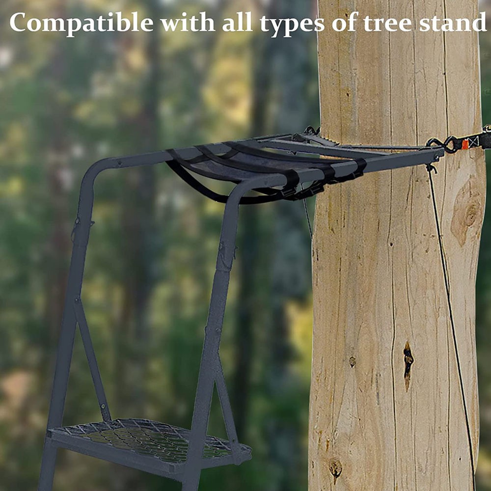 2PCS Universal Fitting Tree Stand Seat Replacement,Ladder Stand Seat Adjustable