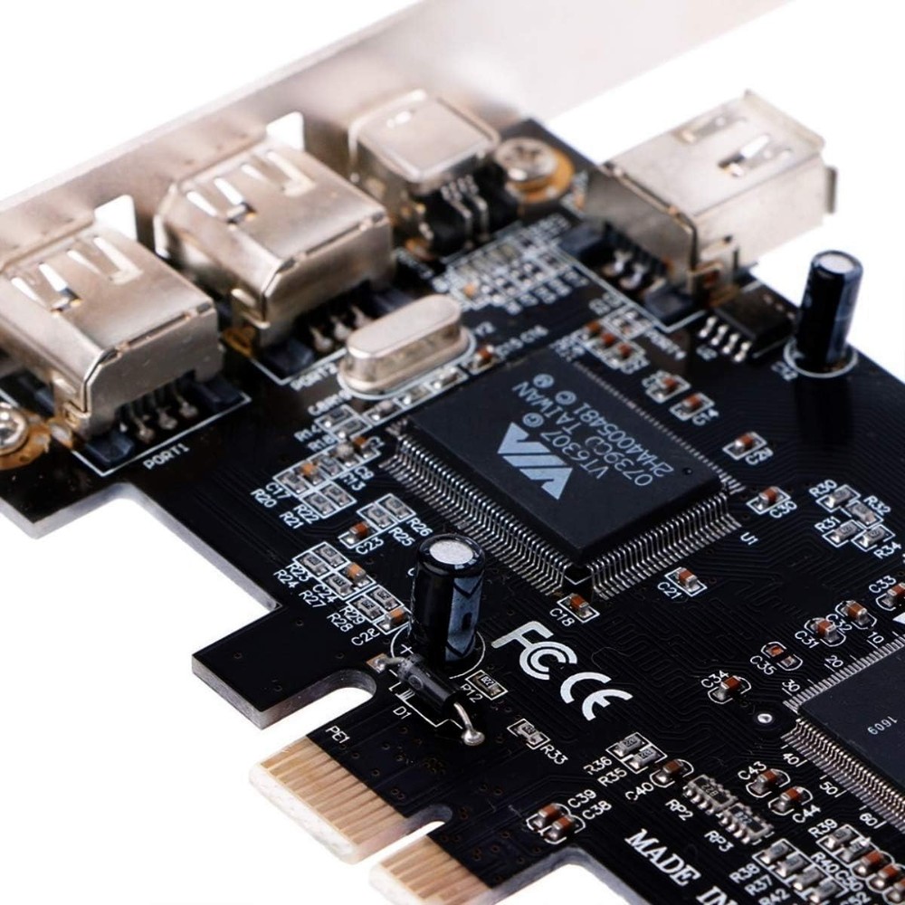 Robust PCIe Firewire 400 Card - Multi-Device Compatibility with Windows & Mac OS