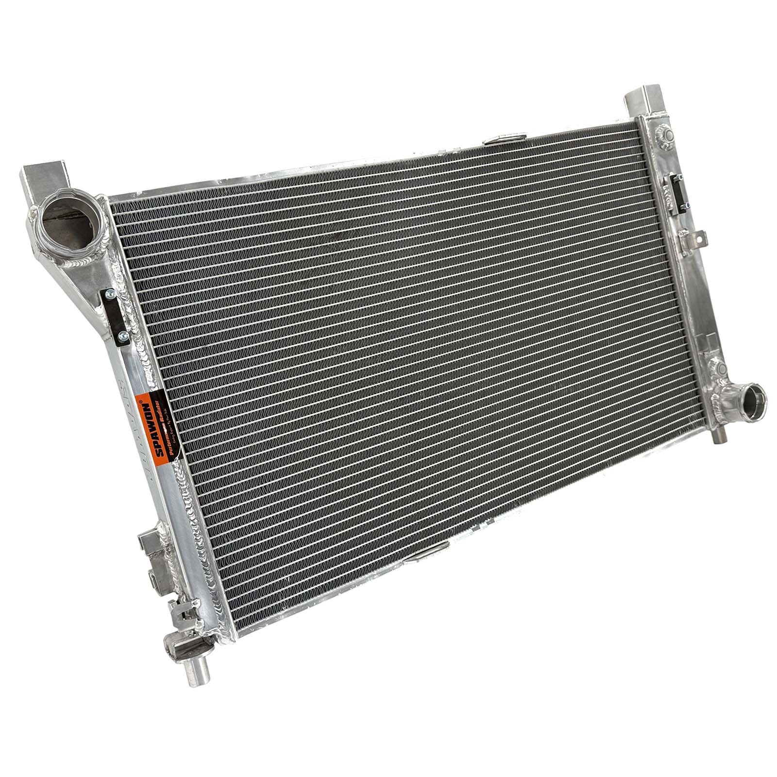 SPAWON 3Row Radiator For Mercedes-Benz SLK350 SLK300 CLK500 C350 2003-2011 AT