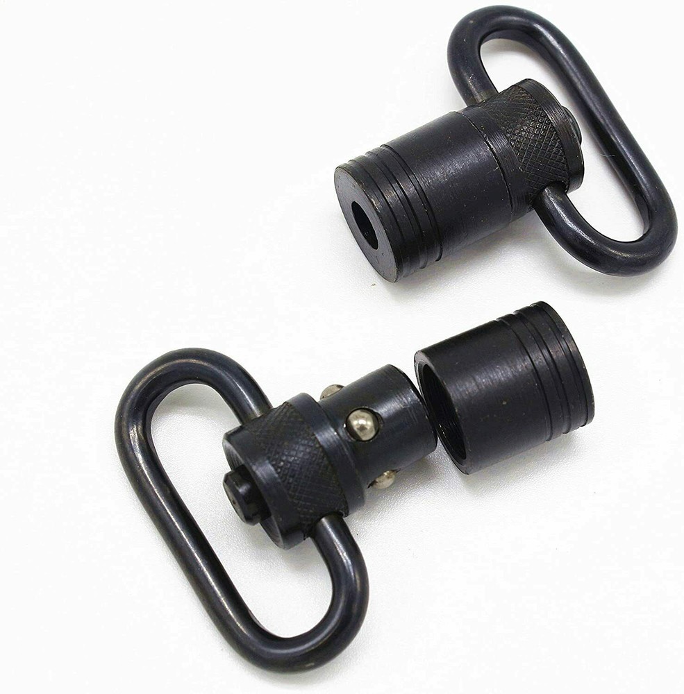 2/4 Pack QD Sling Swivels Heavy Quick Detach Release Push Button Mount Adapter