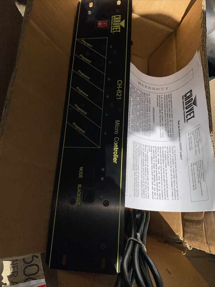 CHAUVET CH-621 Micro Controller New In Box