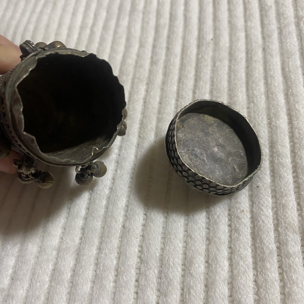 Antique handmade Silver Bottle