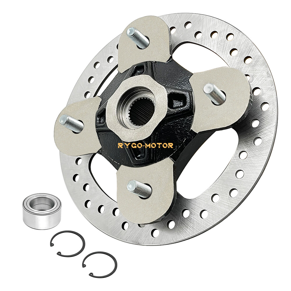 Front/Rear Wheel Hub Bearing Studs Brake Rotor for Polaris RZR XP 1000 2014-2023