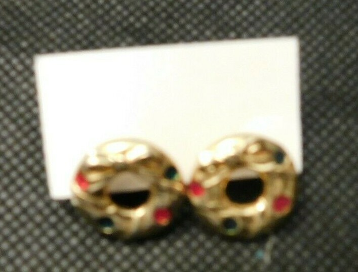 CHRISTMAS WREATH EARRINGS! e1691UXX