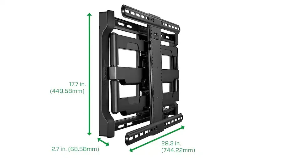 Rocketfish - Full-Motion TV Wall Mount for Most 42"–90" TVs — Extends 26"