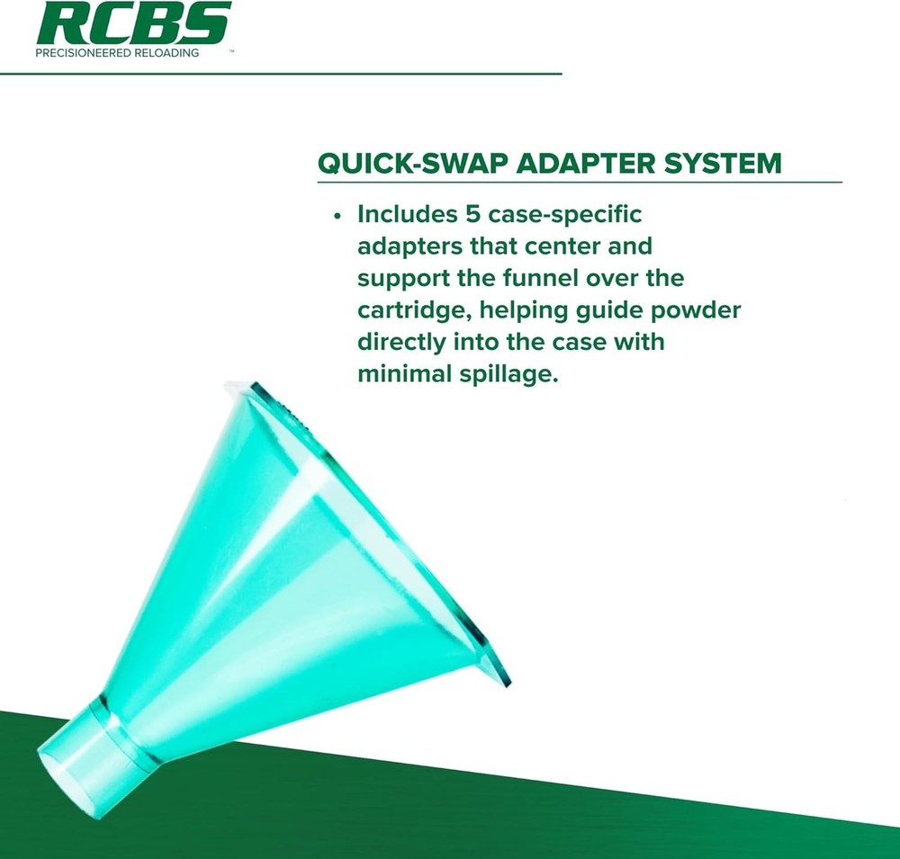 Efficient Quick Change Funnel Kit for Reloaders