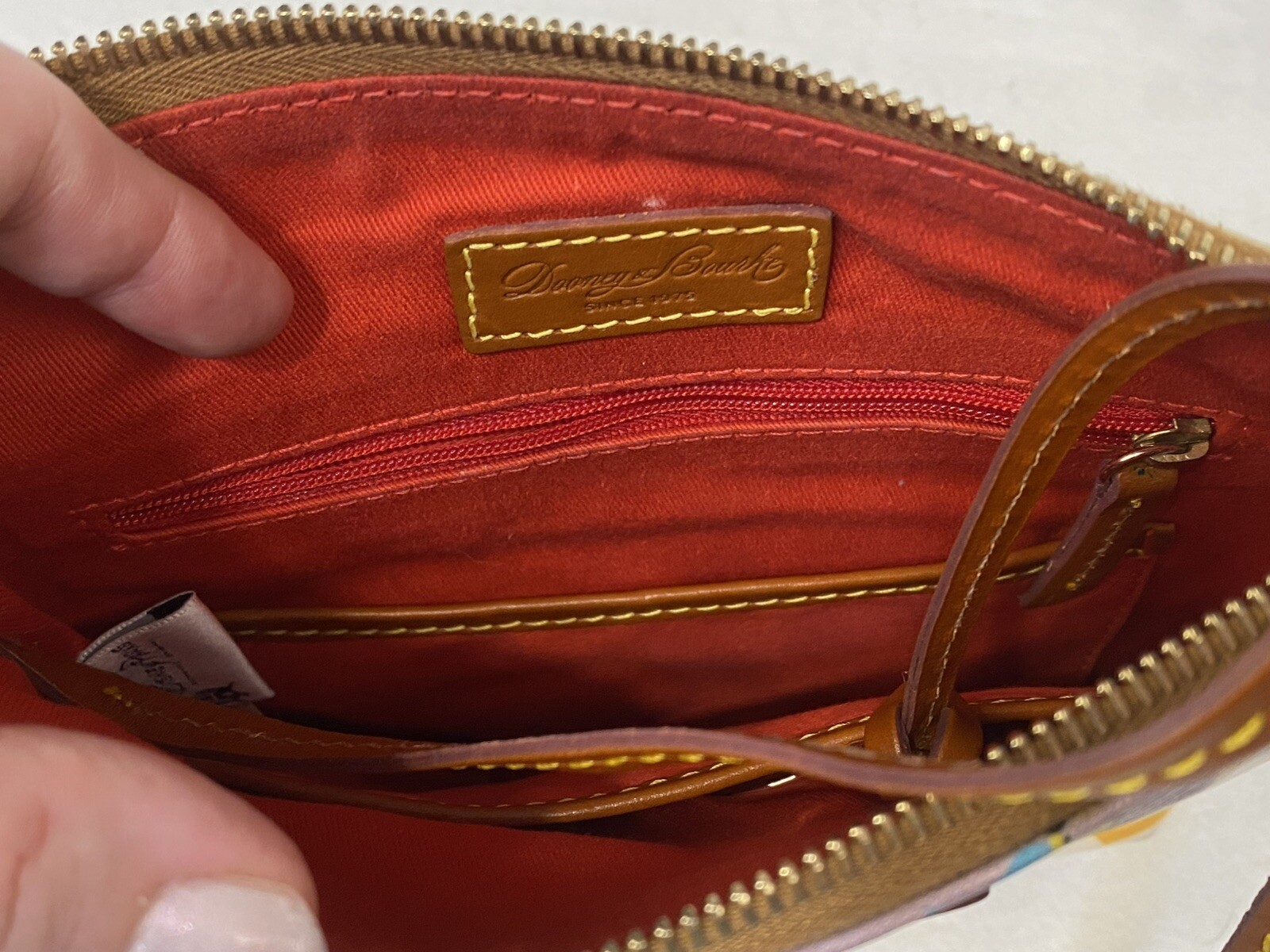 Disney Dooney and Bourke DISNEYLAND Resort Parks Retro Print Crossbody Bag