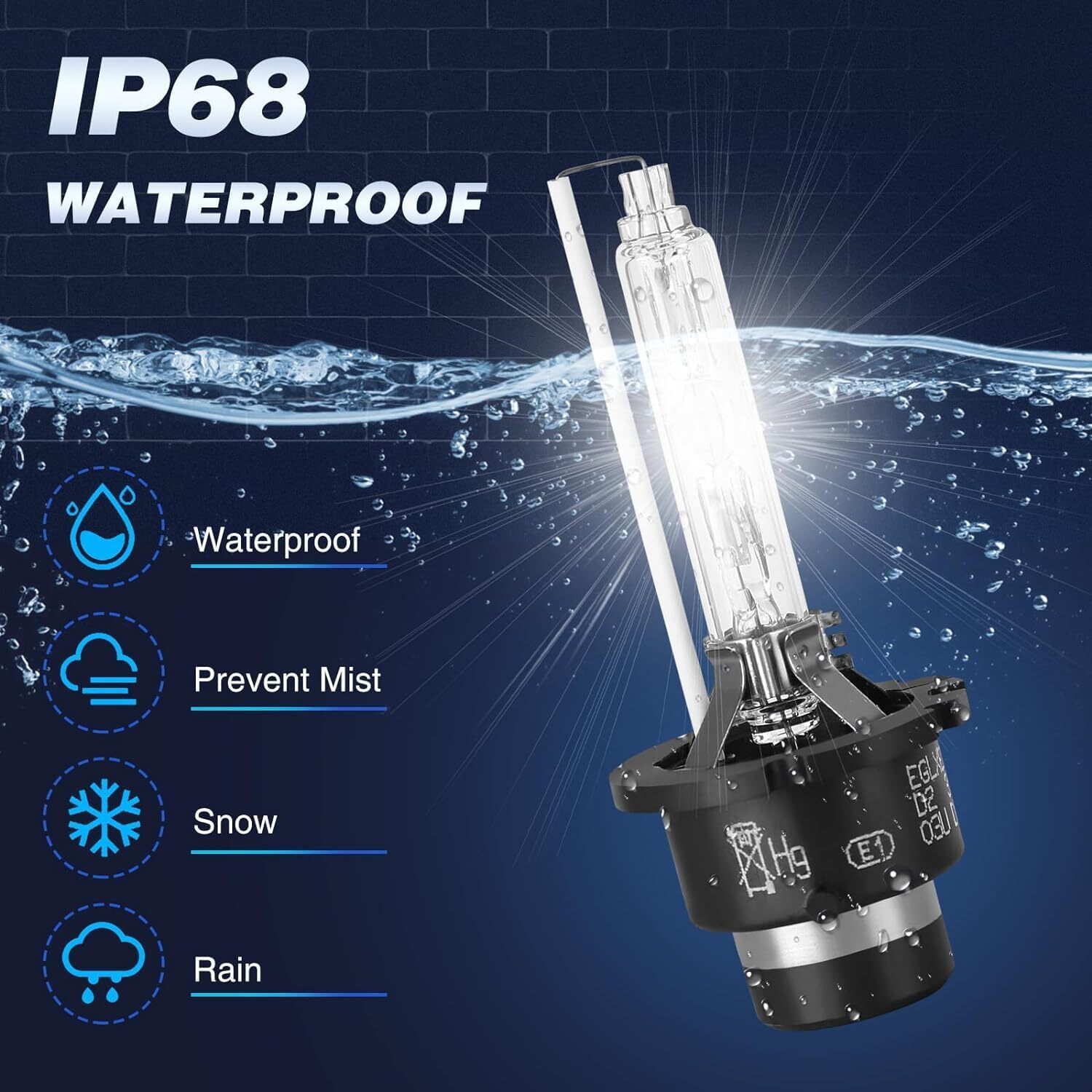 2pcs For 07-15 Infiniti G35 G37 Q40 Q50 Xenon Ballast Igniter HID D2S Bulb Kits