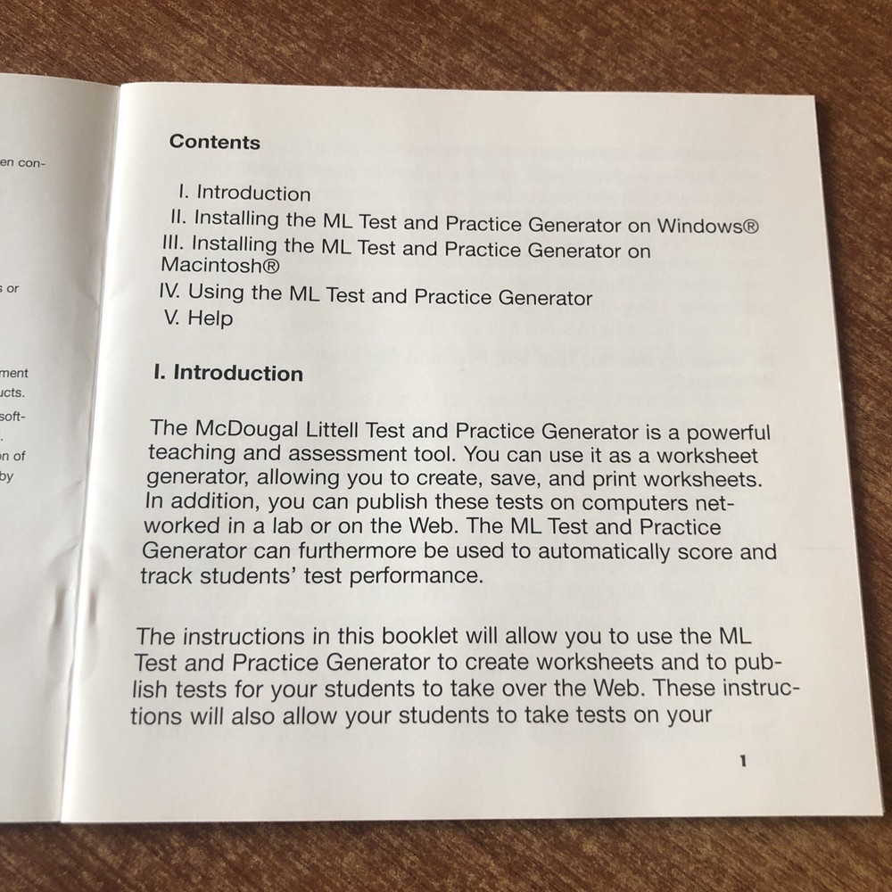 McDougal Littell Test & Practice Generator Math Thematics Book 3 CD-ROM
