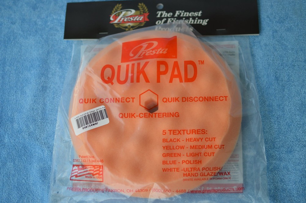 Presta Orange Foam Buffing Pad