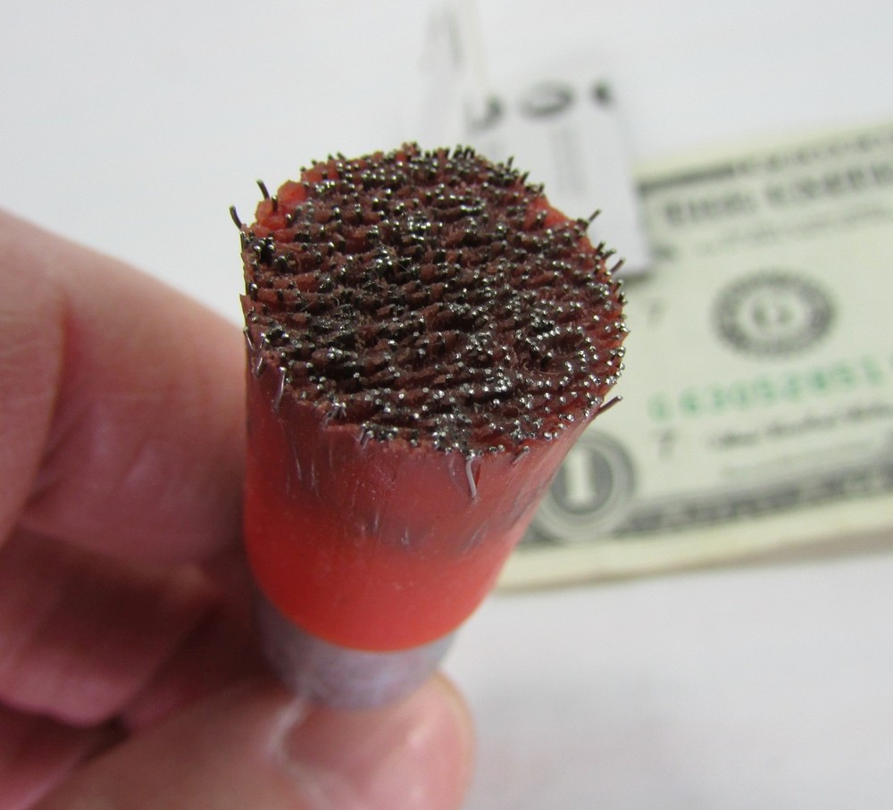 Weiler Polymer Encapsulated 1/2" Wire Brushes, Hole Deburring, Terminal Cleaning