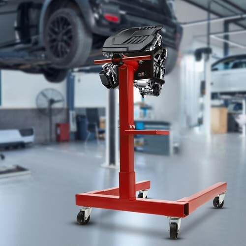 2000 LBS Folding Engine Stand Vehicle Engine Block Stand 360 Degree HeadUS
