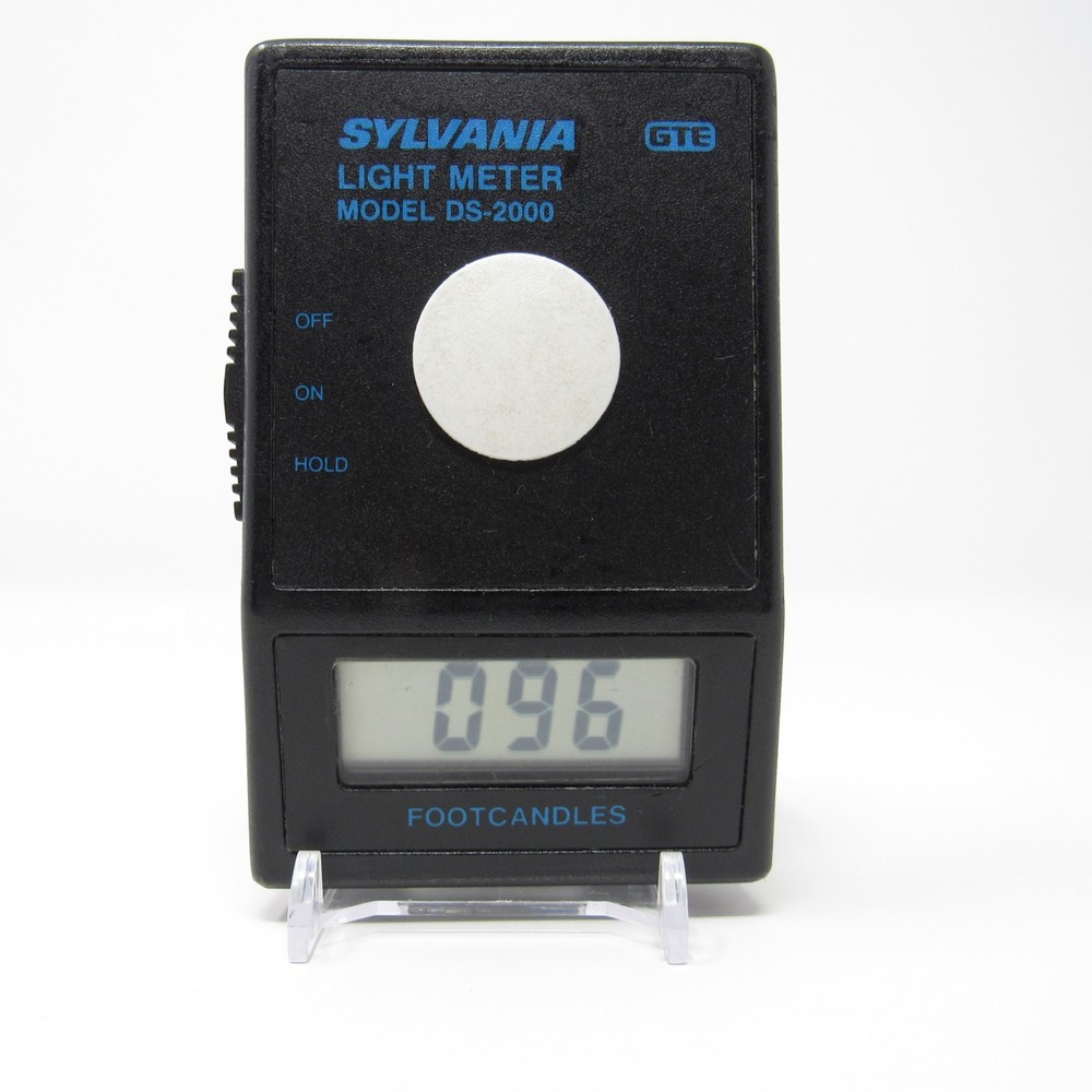 Vintage Sylvania Light Meter Model DS-2000 Tested Working