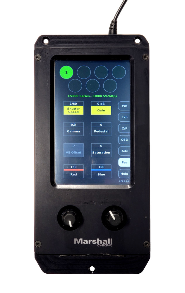 Marshall CV-RCP-V2 Touchscreen Multi-Camera Controller