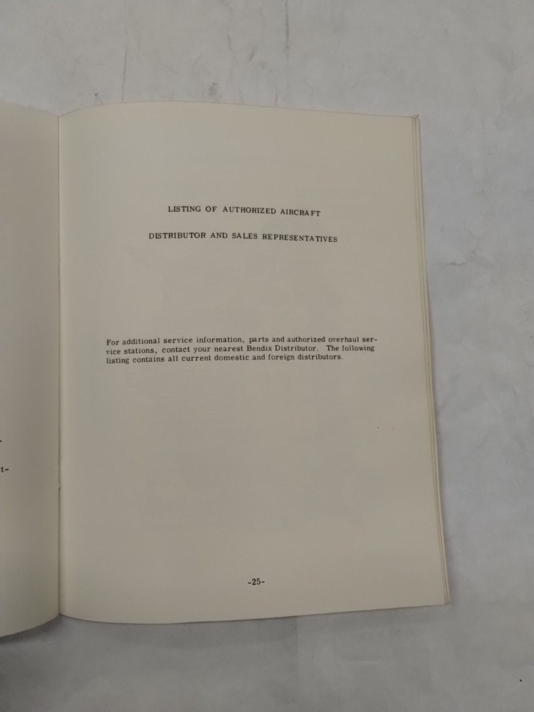 Bendix RS Fuel Injection System Preliminary Service Manual-Original