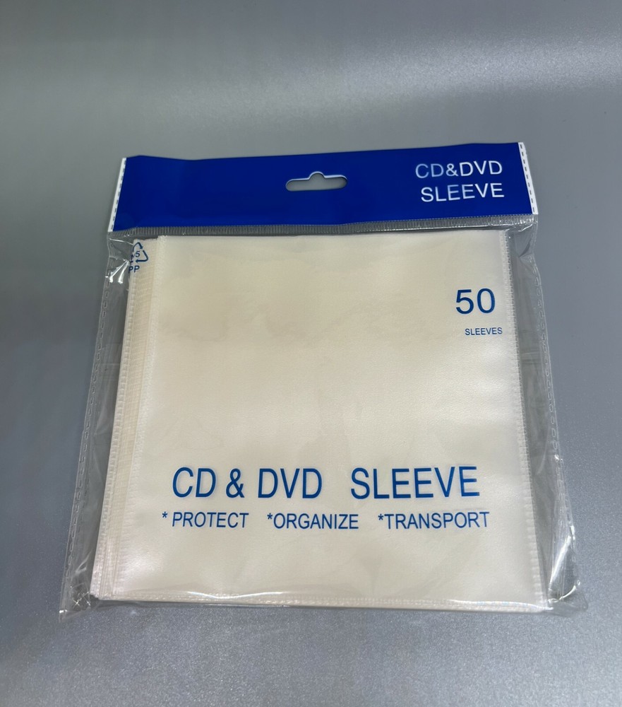 200 PCS CPP Clear Plastic CD & DVD Sleeves without Flap, XM-PP11W-NFLAP