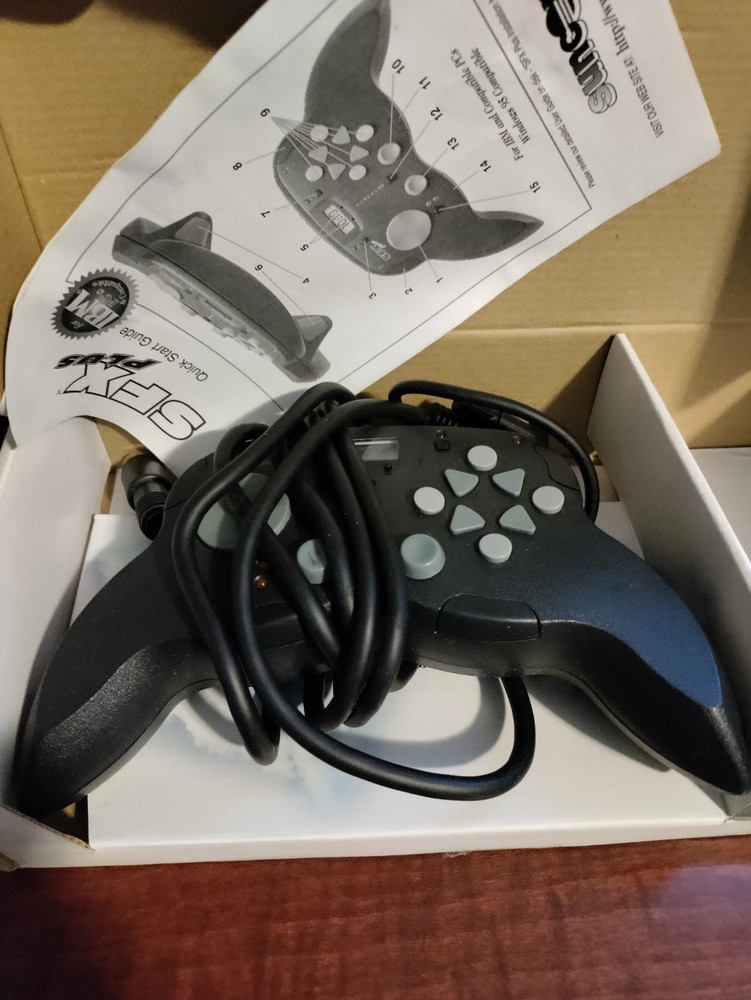 RARE Advanced Programmable Joypad IBM SFX PLUS Suncom Model #7-1060-0.
