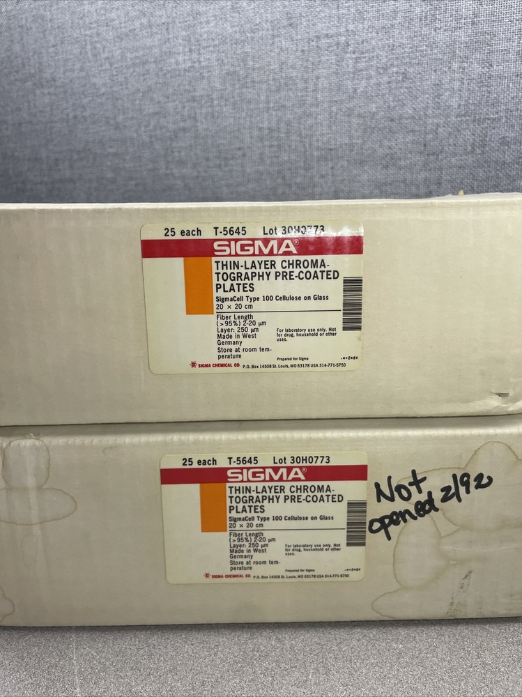 Sigma Thin Layer Chromatography Pre-coated Plate 20 X 20 Cm