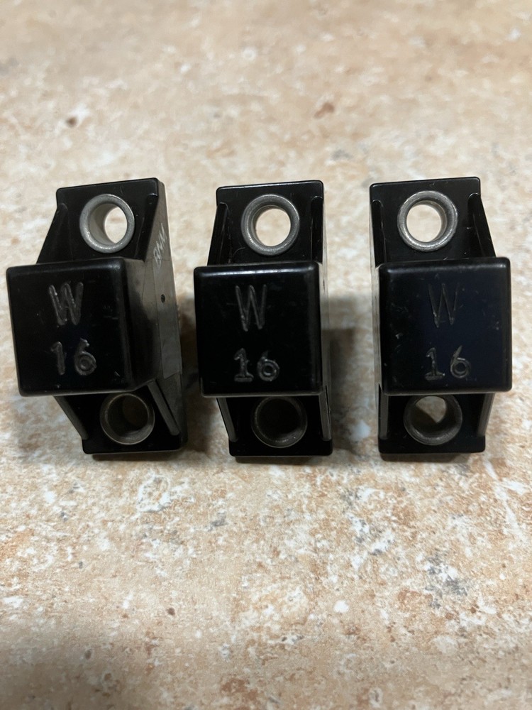 THREE ALLEN BRADLEY W16 OVERLOAD HEATERS