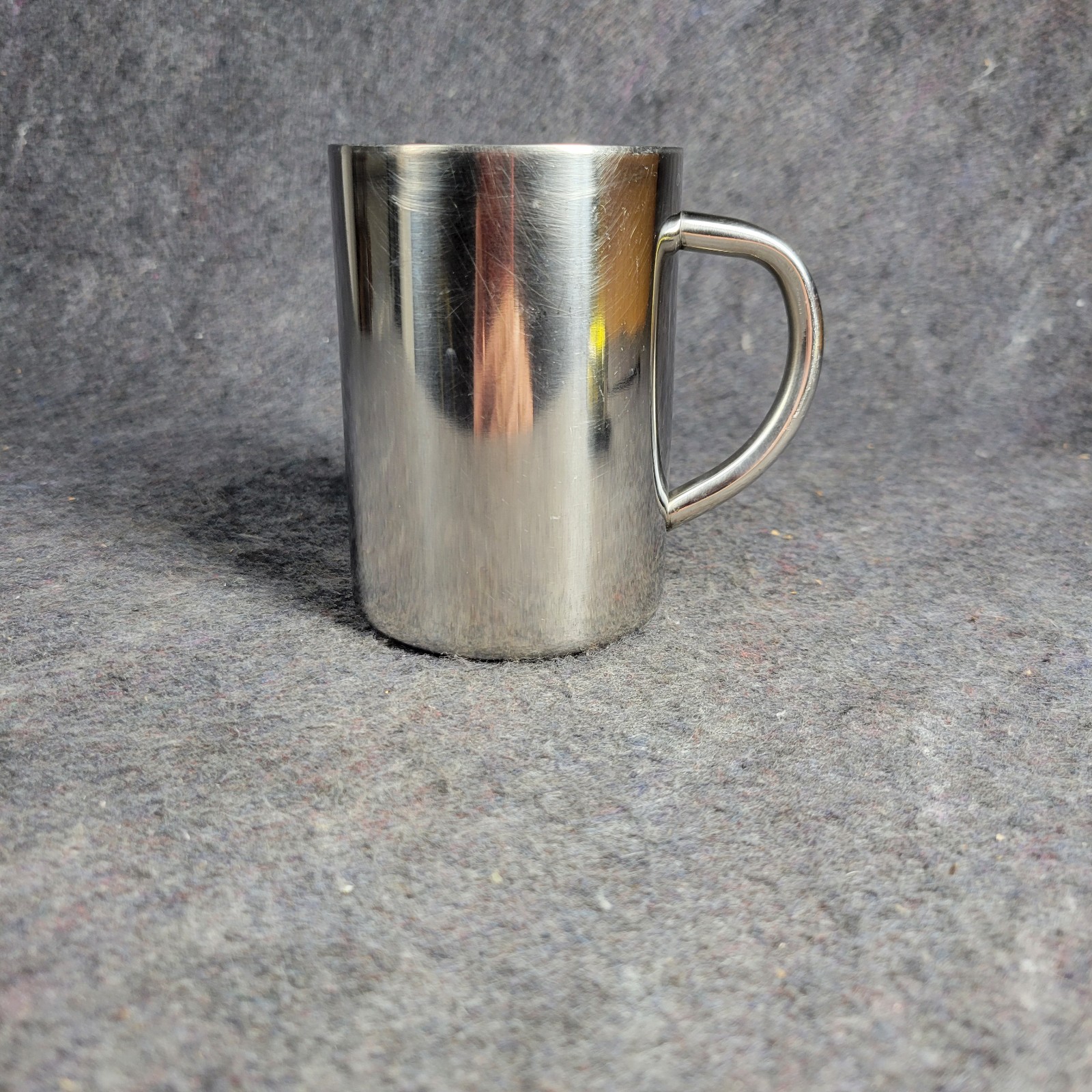 Ford Mustang 8 Oz Coffee Mug Stainless Steel 50 year Annv. 2.75"×3.87"