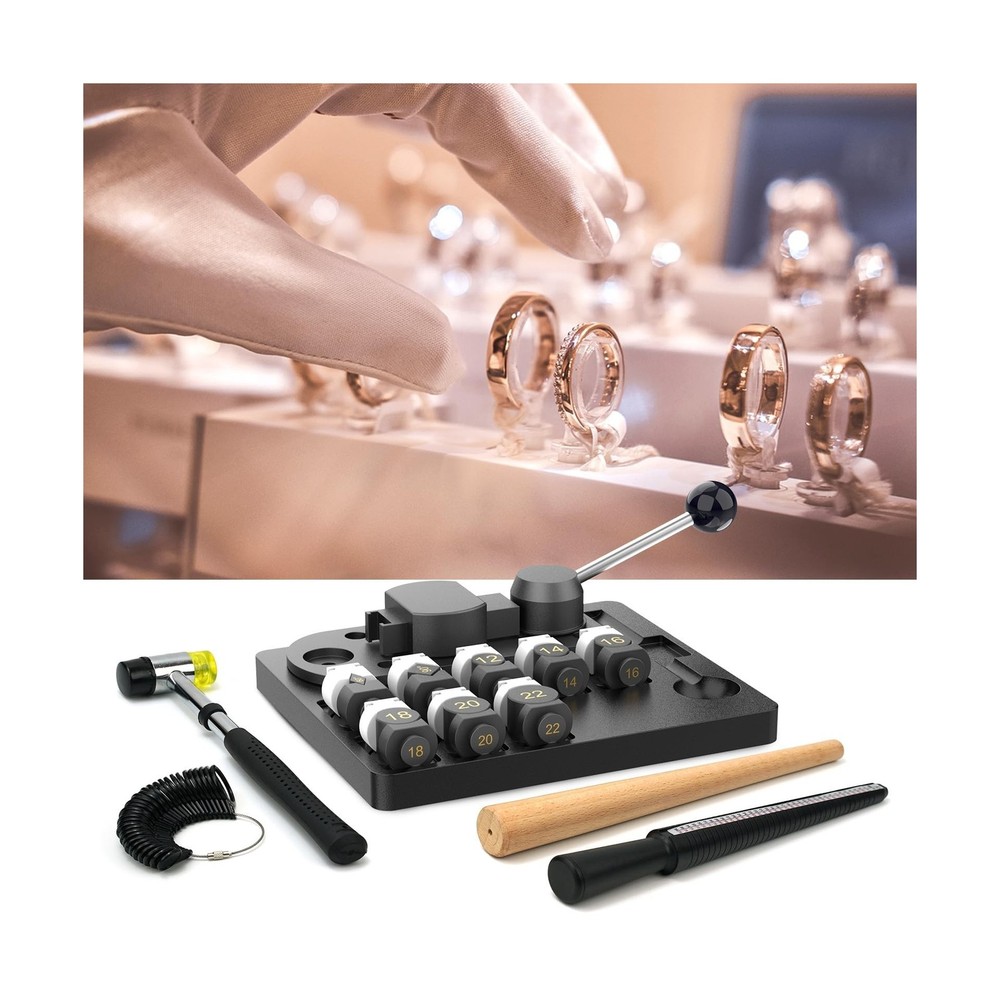 GAXPAK Ring Bender Tool Ring Bending, Spoon Ring Maker Machine Jewelry Making...
