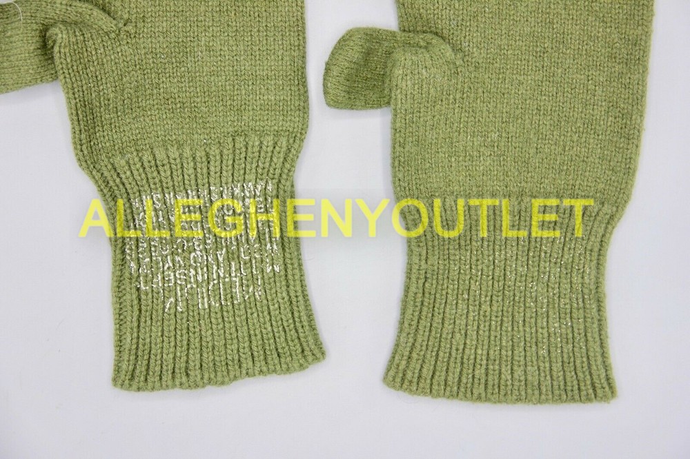 US MILITARY TRIGGER FINGER Gloves MITTEN SET SHELL+ WOOL INSERTS N/L MEDIUM GC