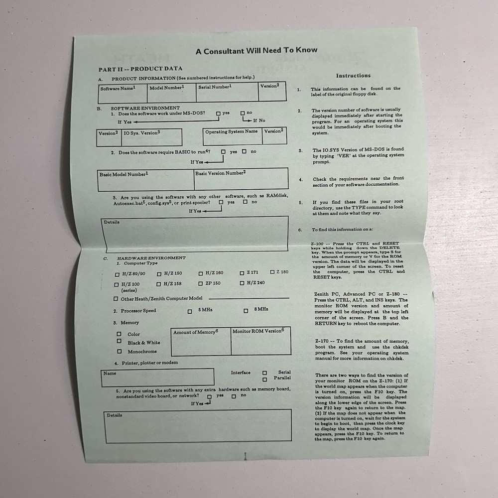 Zenith Data Systems Heath Computer Microsoft PASCAL Compiler MS-DOS Software