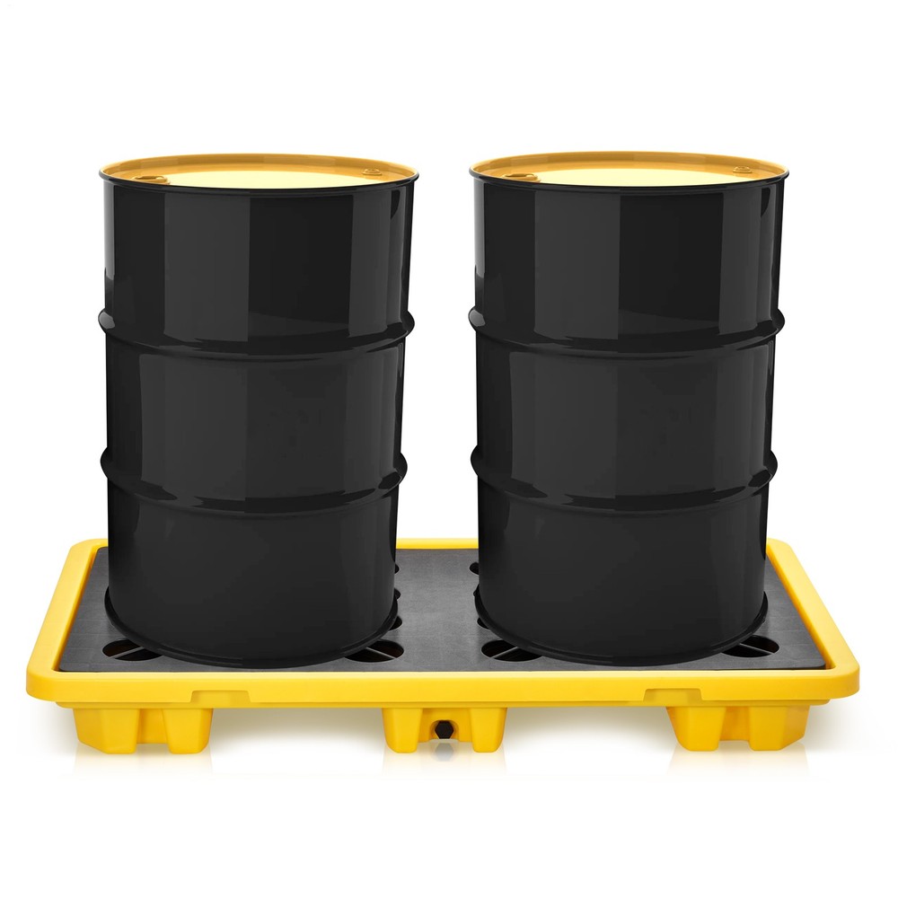 Yellow Spill Containment Pallet Platform for Storage