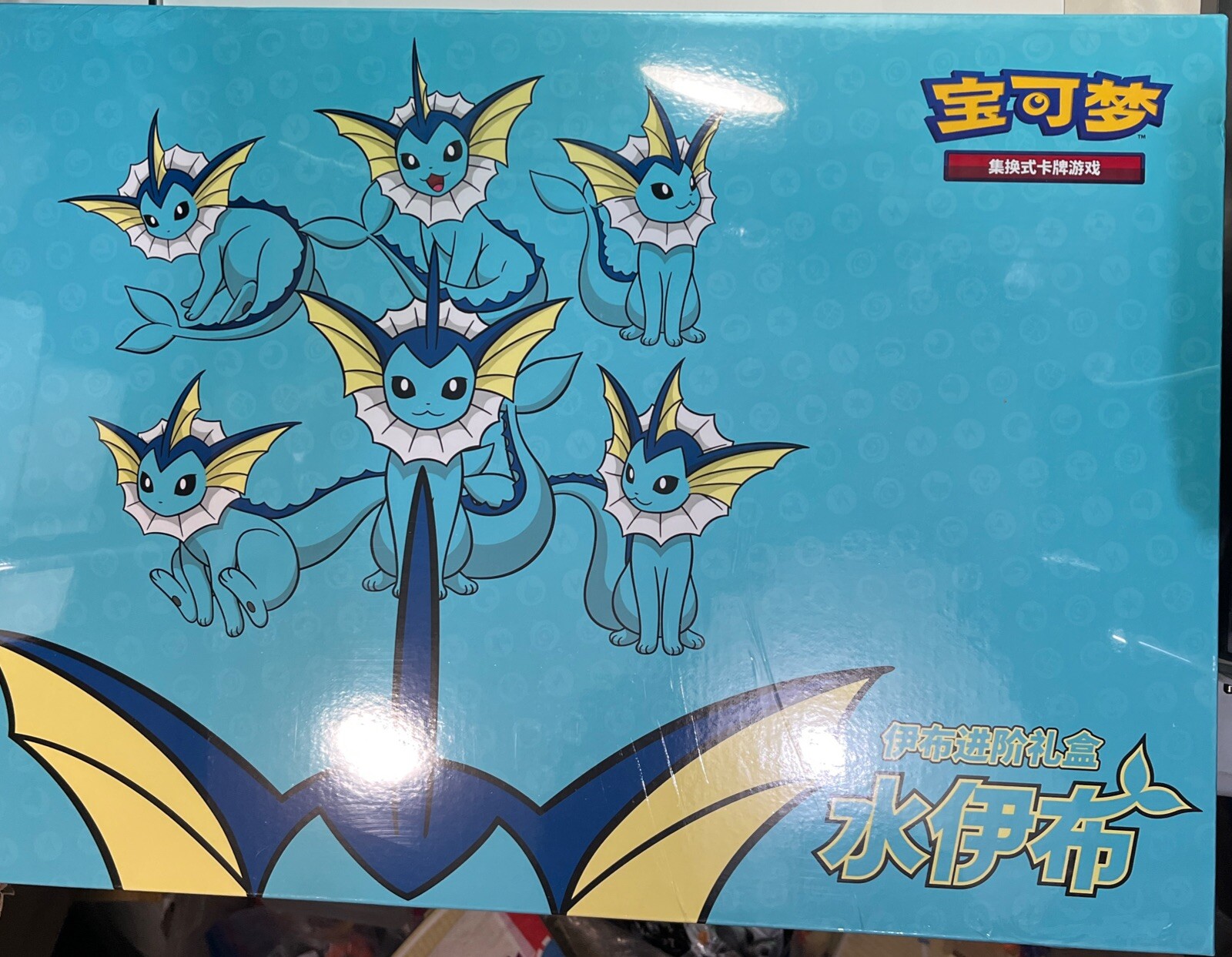 Pokemon Chinese  TCG Exclusive Eevee Advanced Gift Box Sealed(Vaporeon VMAX)
