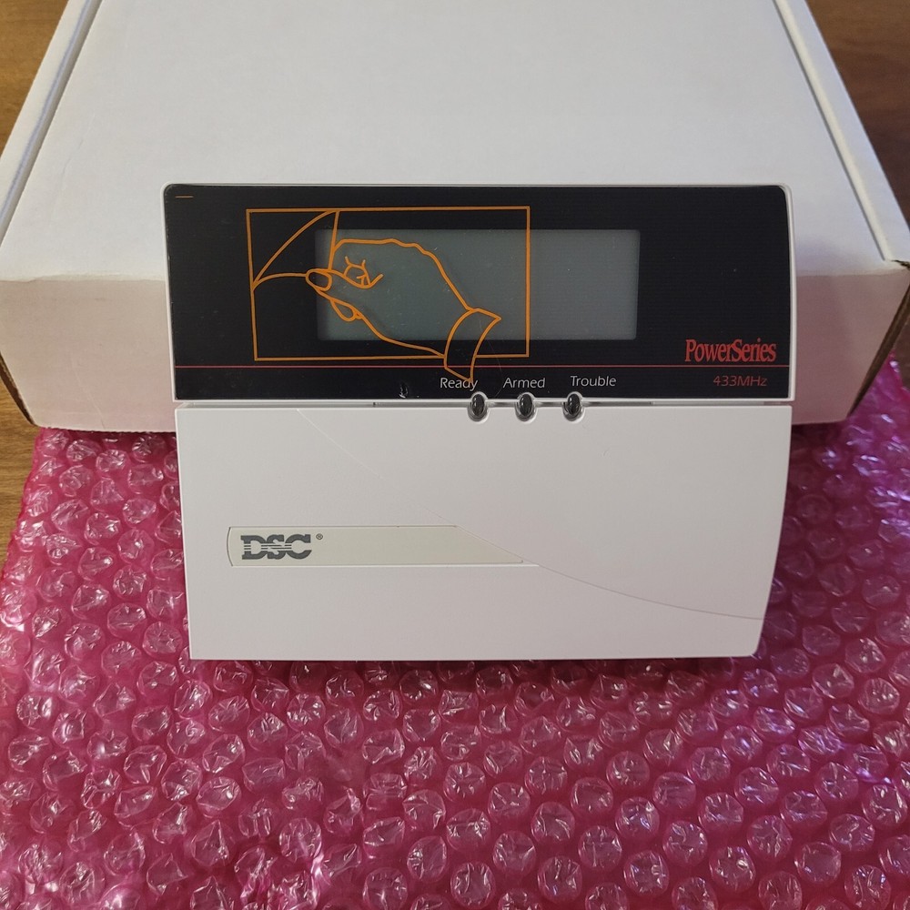 DSC RF5501-433 Fixed Message Keypad PowerSeries with Wireless Receiver NEW