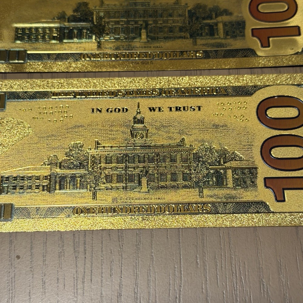 Spider-Man, Daredevil, And Venom 100 Bill Gold plated Banknotes - Authentic Cert