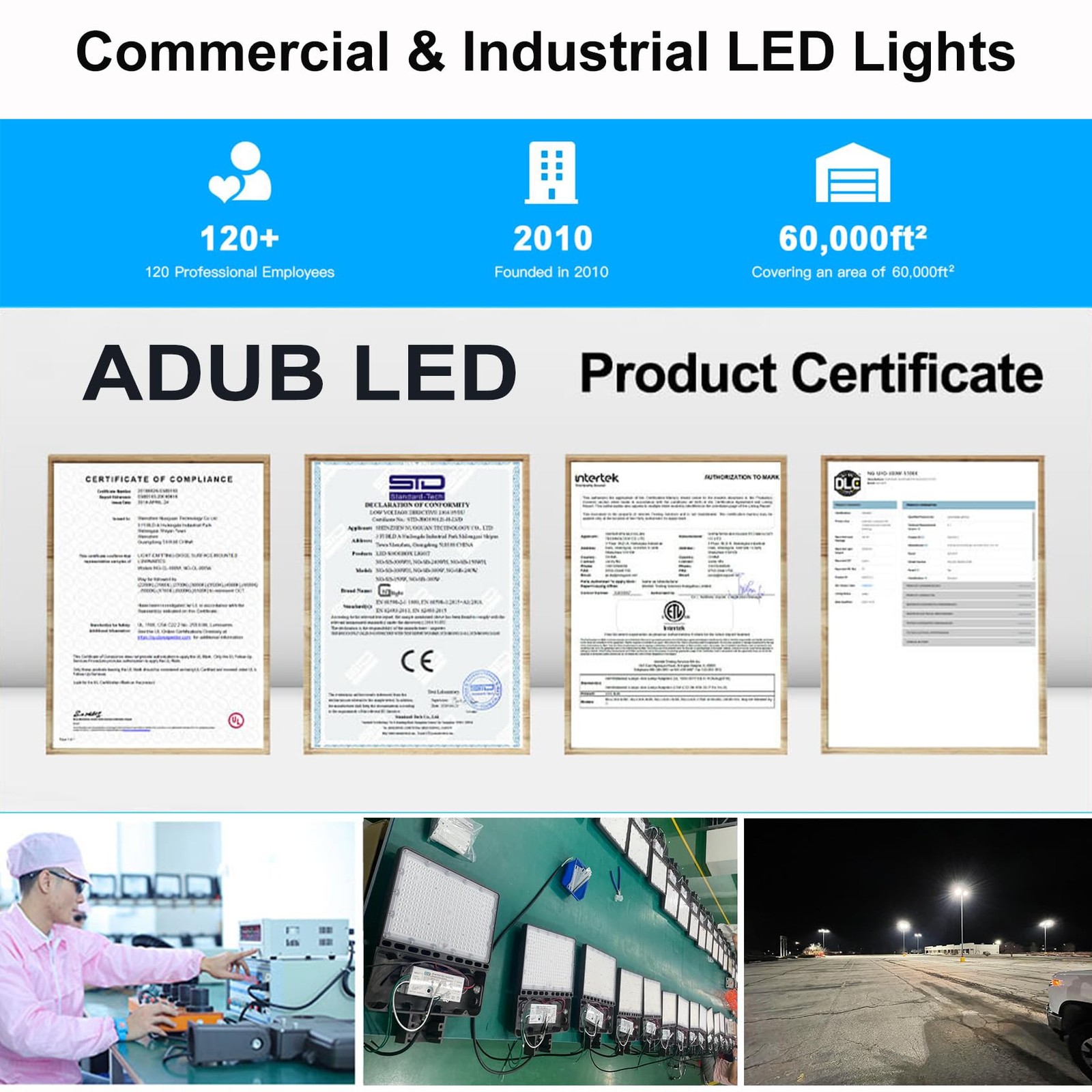 200W LED Parking Lot Light Dusk To Dawn Commercial Shoebox Pole Fixture 28000LM