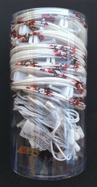 CHINESE JAPANESE CHERRY PLUM BLOSSOM PAPER LANTERN STRING LIGHTS 4"