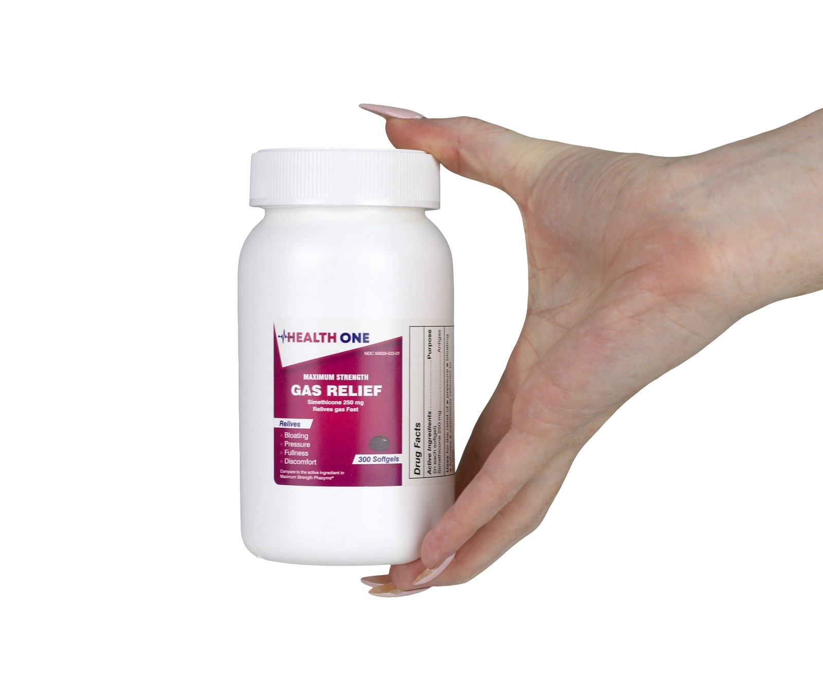 Maximum Strength Gas Relief Softgels, 250 mg Simethicone, 300 Count